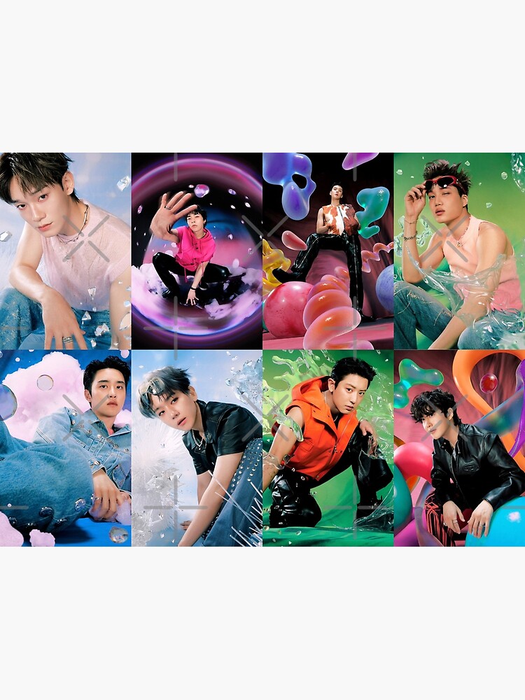 EXO poster CREAM SODA COMEBACK kpop boy group we are one exo l