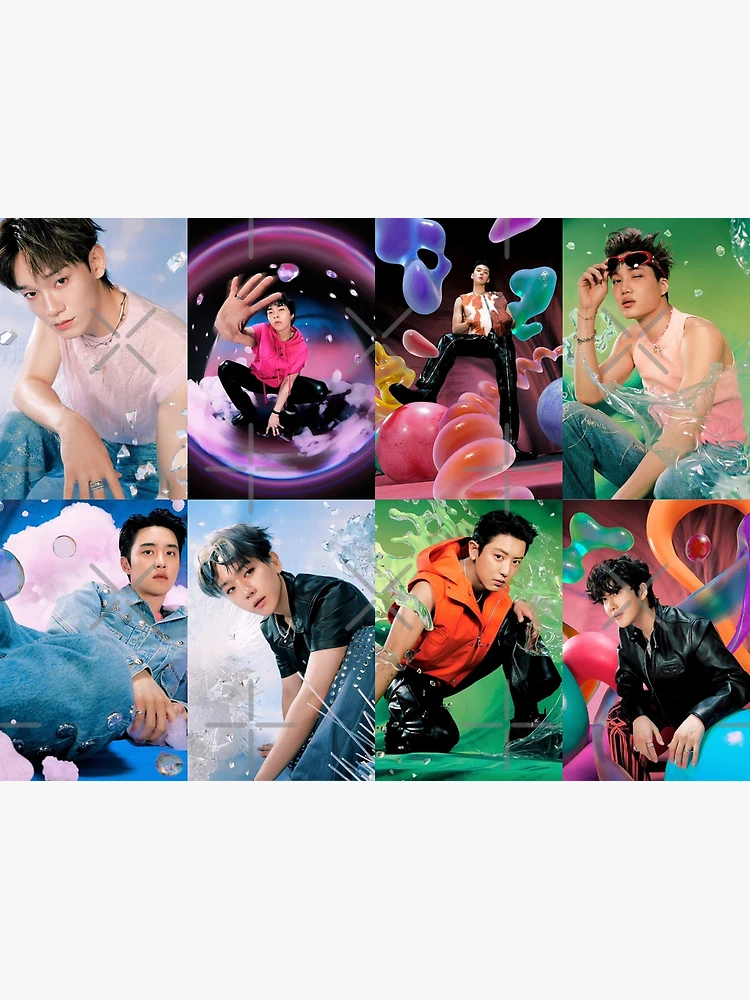 EXO poster CREAM SODA COMEBACK kpop boy group we are one exo l