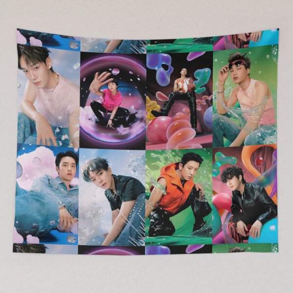 Item preview, EXO poster CREAM SODA COMEBACK kpop boy group we are one exo l  designed and sold by Kpop-Noona.