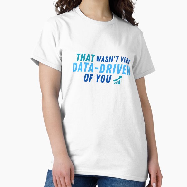 Item preview, That wasn't very data driven of you - Data-Driven sticker for data scientists and data analysts designed and sold by Toad House Pixels.