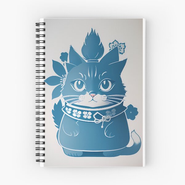 Item preview, Cyanotype Artistry: Samurai Cat designed and sold by Mechanical-Artt.
