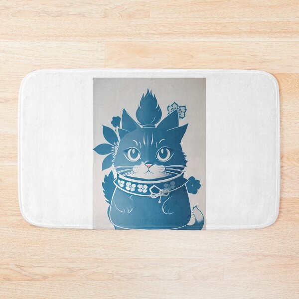 Item preview, Cyanotype Artistry: Samurai Cat designed and sold by Mechanical-Artt.
