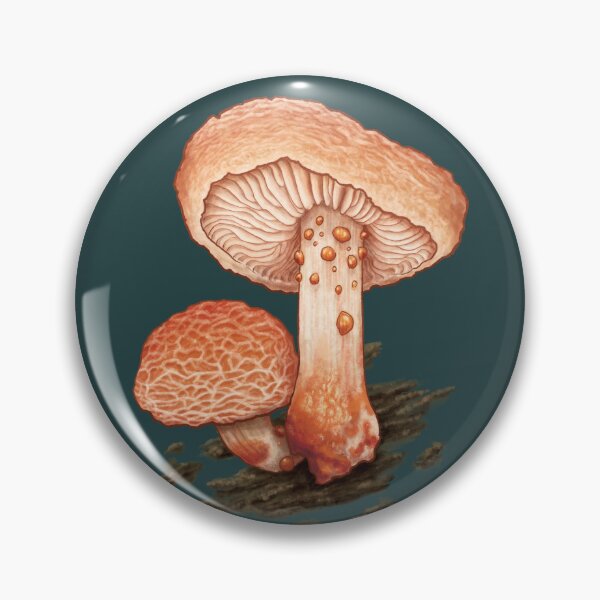 Item preview, Netted Rhodotus Mushroom designed and sold by madampuddleduck.