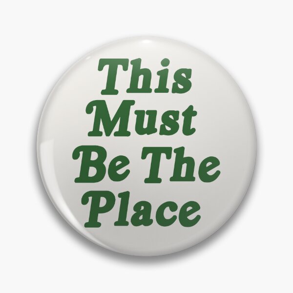 Item preview,  This Must Be The Place Green Sticker designed and sold by danielalorenzo.