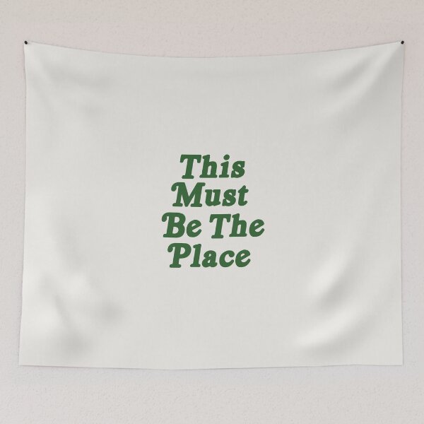Item preview,  This Must Be The Place Green Sticker designed and sold by danielalorenzo.