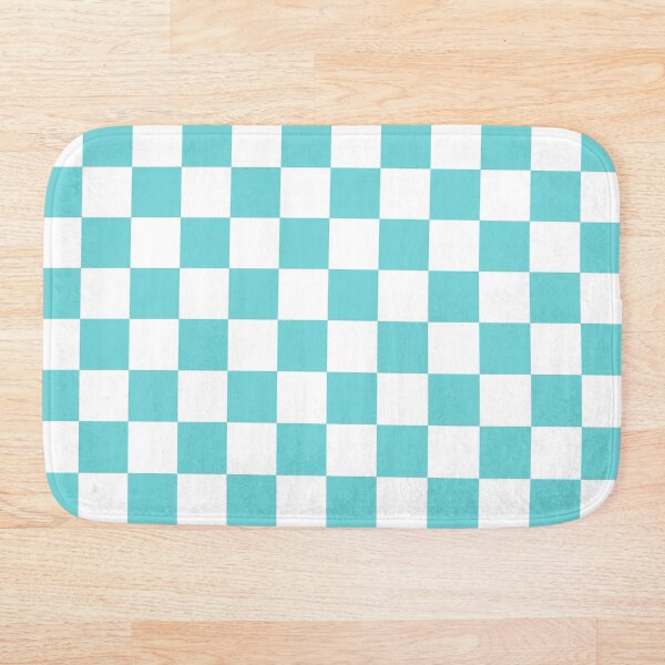 Aperçu de l'œuvre Bleu sarcelle à carreaux créée et vendue par thefriedegg.