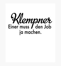 plumber Photographic Print