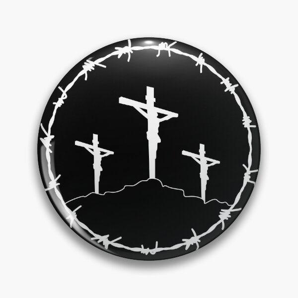 Item preview, Golgotha Crucifixion Barbed Wire Hardcore Punk designed and sold by thecamphillips.