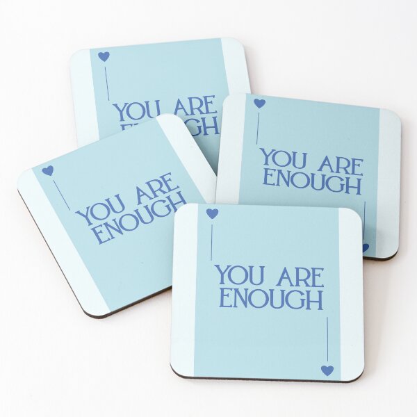 Item preview, Your Are Enough Blue Poster Card Deck designed and sold by danielalorenzo.