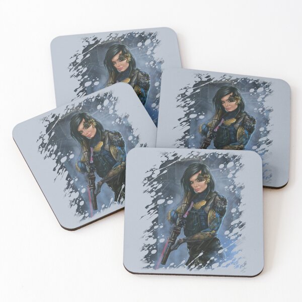 Item preview, "Cyberpunk Goddess: Fearless Warrior with Machine Gun" designed and sold by Dream-Way.
