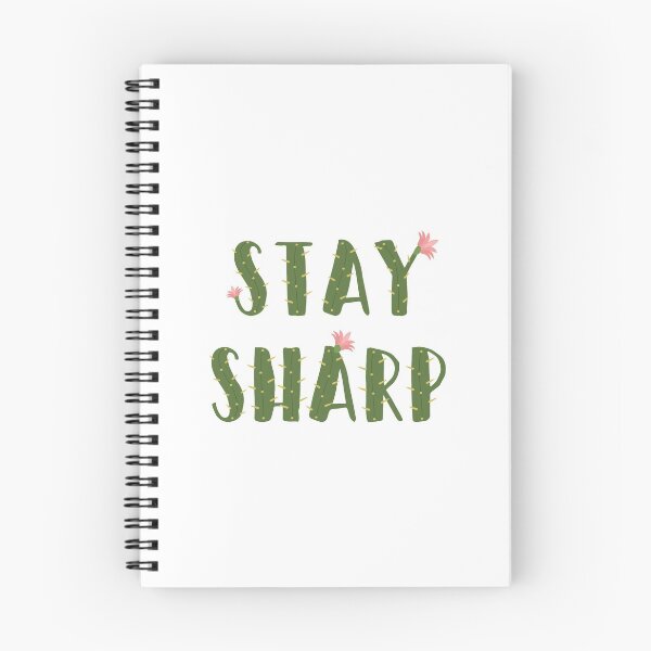 Item preview, cactus print, stay sharp cactus designed and sold by MentDesigns.