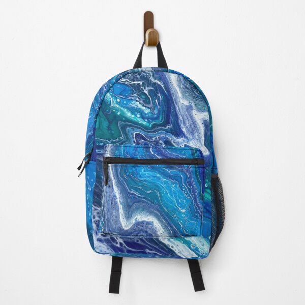 Item preview, ROYAL BLUE MARBLE PAINT POUR designed and sold by BridgetBresser.