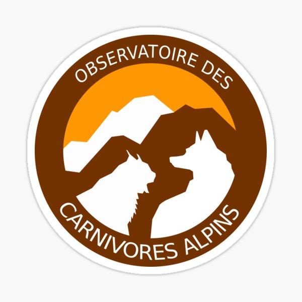 OCA - The Observatory of Alpine Carnivores Sticker