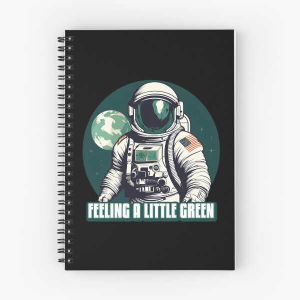 Item preview, Cartoon Style Astronaut in Space | Feeling a Little Green designed and sold by 24hSpaceMadness.