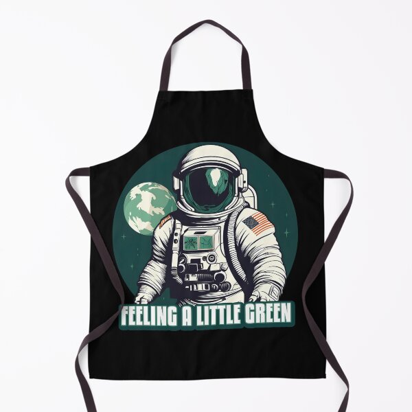 Item preview, Cartoon Style Astronaut in Space | Feeling a Little Green designed and sold by 24hSpaceMadness.