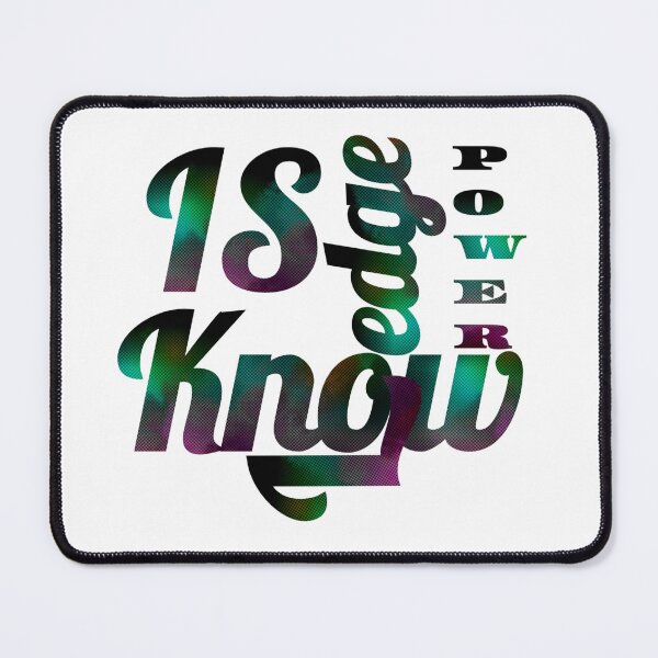 Item preview, Your knowledge is your Power colorful tee designed and sold by MoRisi-Fashion.