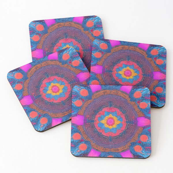 Item preview, Painted Mandala Circle Art 35 by MMA designed and sold by spacemandala.