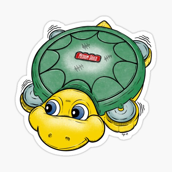 Item preview, Medium Build Tambourine Turtle designed and sold by TaylorKolker.