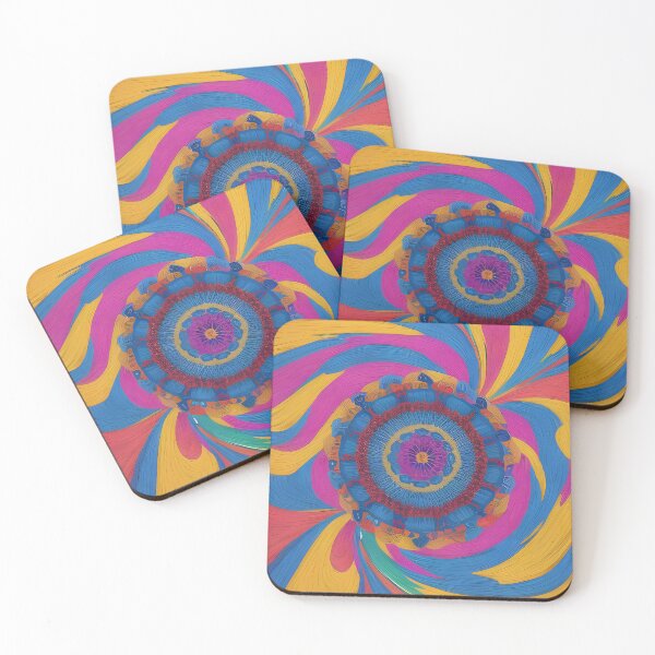 Item preview, Painted Mandala Circle Art 36 by MMA designed and sold by spacemandala.