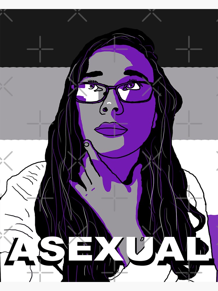 Asexual Poster Main All Colors Sticker For Sale By Ss Art Redbubble