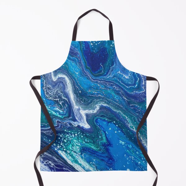 Item preview, ROYAL BLUE MARBLE PAINT POUR designed and sold by BridgetBresser.