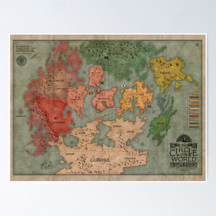 game of thrones world map poster