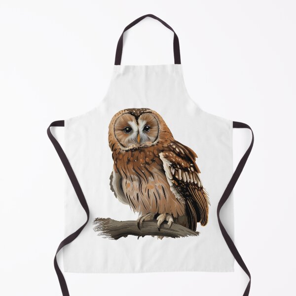 Item preview, Tawny Owl on a branch designed and sold by naturemenagerie.