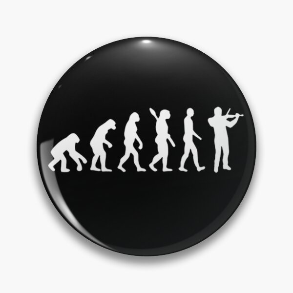 Item preview, Violinist human evolution vintage designed and sold by HuskyTopia.