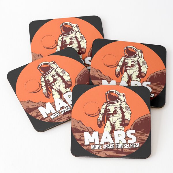 Item preview, Funny Astronaut on Mars | Mars - More Space for Selfies! designed and sold by 24hSpaceMadness.