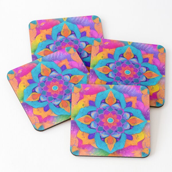 Item preview, Painted Mandala Circle Art 40 by MMA designed and sold by spacemandala.