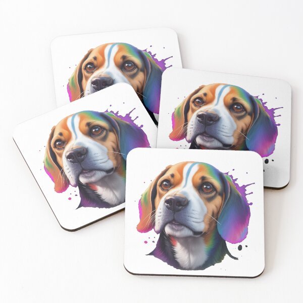 Item preview, beagle colorful designed and sold by MrBoxStudio.