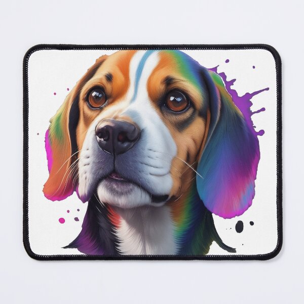 Item preview, beagle colorful designed and sold by MrBoxStudio.