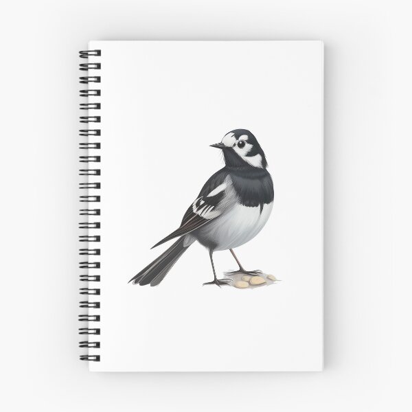 Item preview, Pied wagtail looking to one side designed and sold by naturemenagerie.