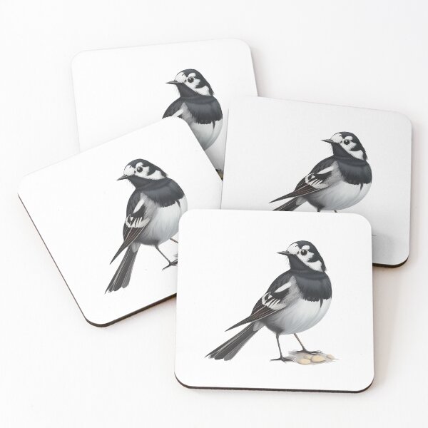 Item preview, Pied wagtail looking to one side designed and sold by naturemenagerie.