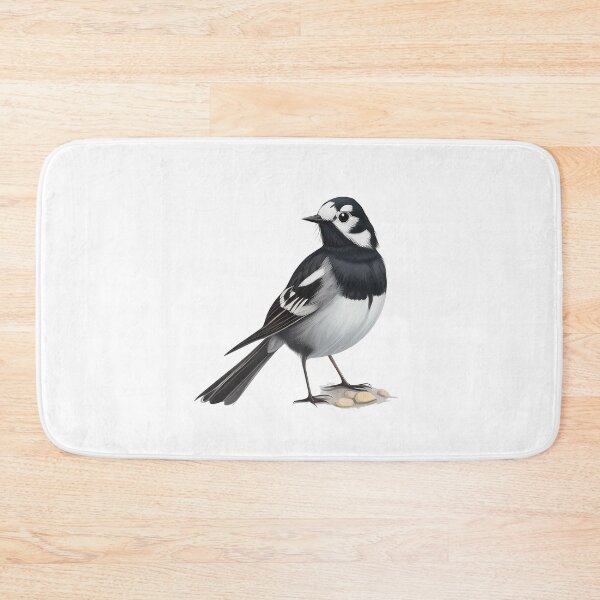 Item preview, Pied wagtail looking to one side designed and sold by naturemenagerie.