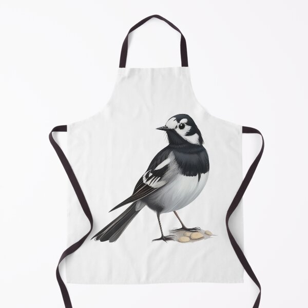 Item preview, Pied wagtail looking to one side designed and sold by naturemenagerie.
