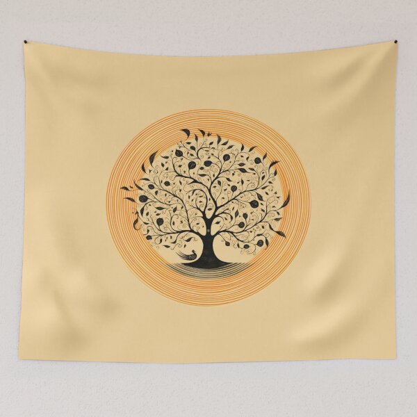Item preview, Retro Style Vinyl with Tree designed and sold by Micha-L.