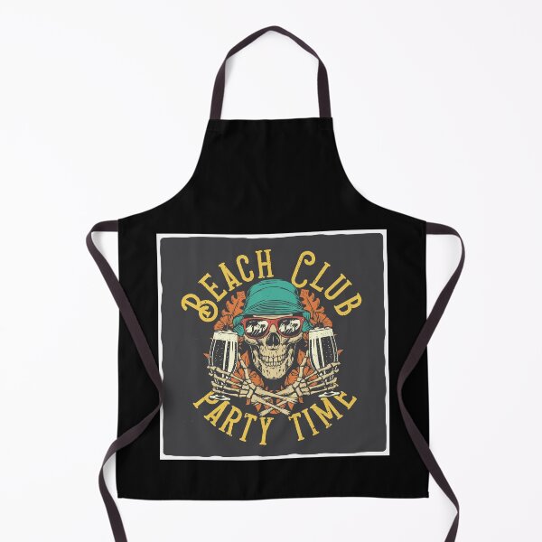 Item preview, "Beach Club Party Time" Skeleton designed and sold by FlawlessSeams.