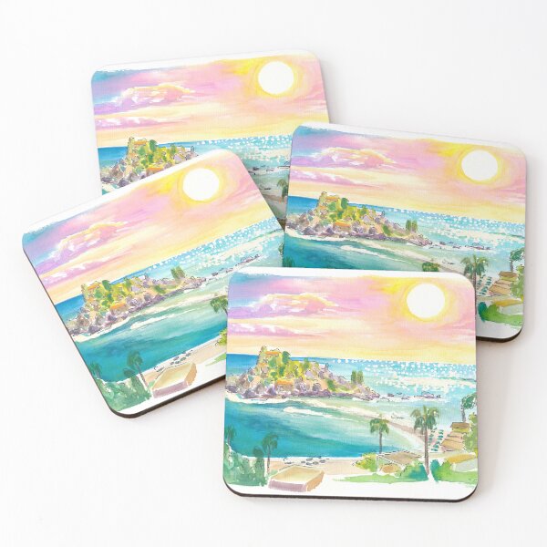 Item preview, Isola Bella Taormina Sicily Panoramic View designed and sold by artshop77.