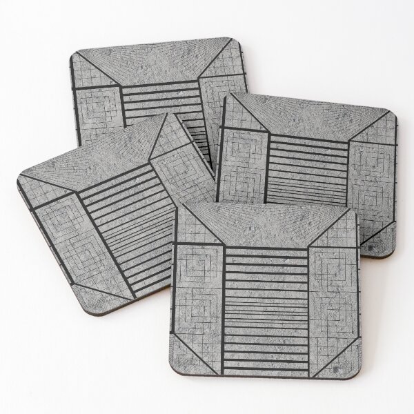 Item preview, 3D Minimalist Lined Cube Shape designed and sold by ioankoll213.
