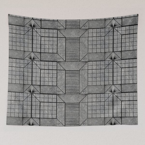 Item preview, 3D Minimalist Lined Cube Shape designed and sold by ioankoll213.