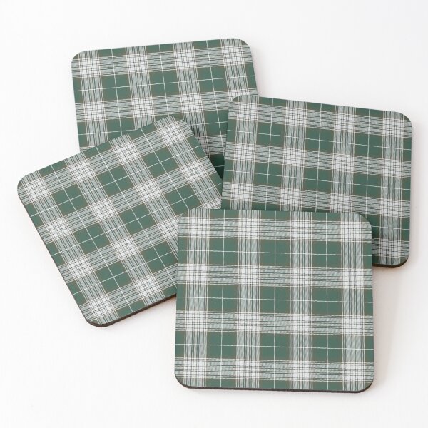 Item preview, Tartan, clan, Kelso tartan green, light grey colours. Scottish Plaid pattern. Checkered pattern. designed and sold by iclipart.