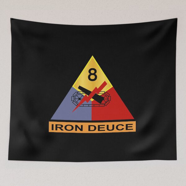 Item preview, Army - 8th Armored Division - Iron Deuce wo Txt designed and sold by Military Insignia Products.