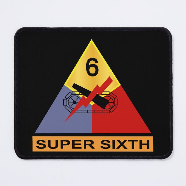 Item preview, Army - 6th Armored Division - Super Sixth wo Txt designed and sold by Military Insignia Products.