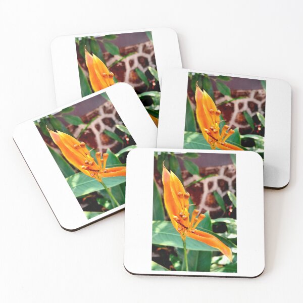 Item preview, Yellow heliconia in my garden designed and sold by houston-darnell.