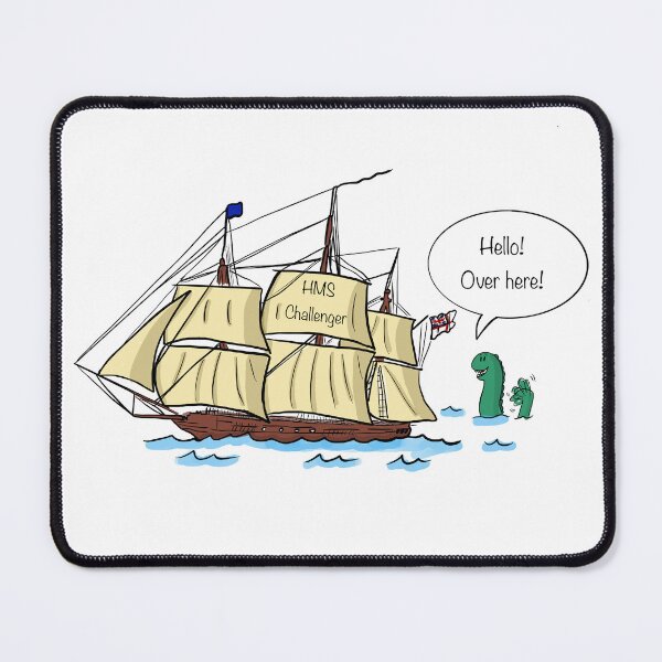 Item preview, Hello! Over here! said the sea serpent designed and sold by blue-planet-art.
