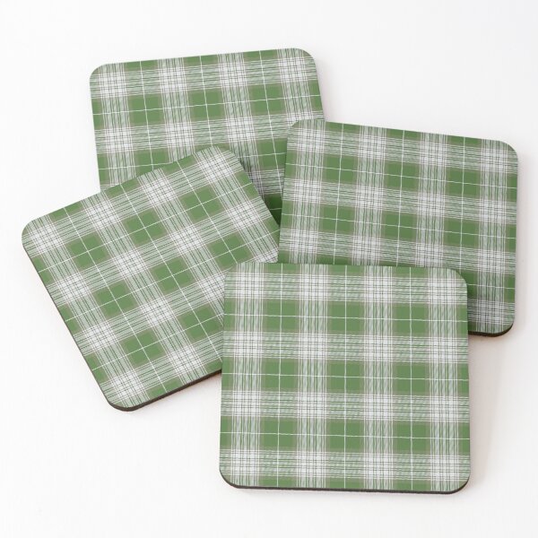 Item preview, Tartan, clan, Kelso tartan green, light grey colours. Scottish Plaid pattern. Checkered pattern. designed and sold by iclipart.