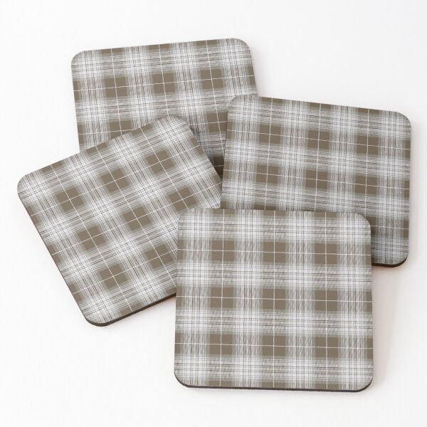 Item preview, Tartan, clan, Kelso tartan brown, light grey colours. Scottish Plaid pattern. Checkered pattern. designed and sold by iclipart.