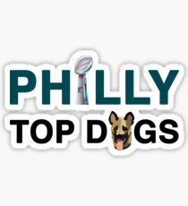 EAGLES PHILLY TOP DOGS Sticker