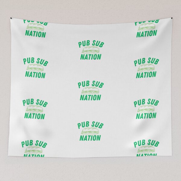 Item preview, Pub Sub Nation GREEN designed and sold by Toad House Pixels.